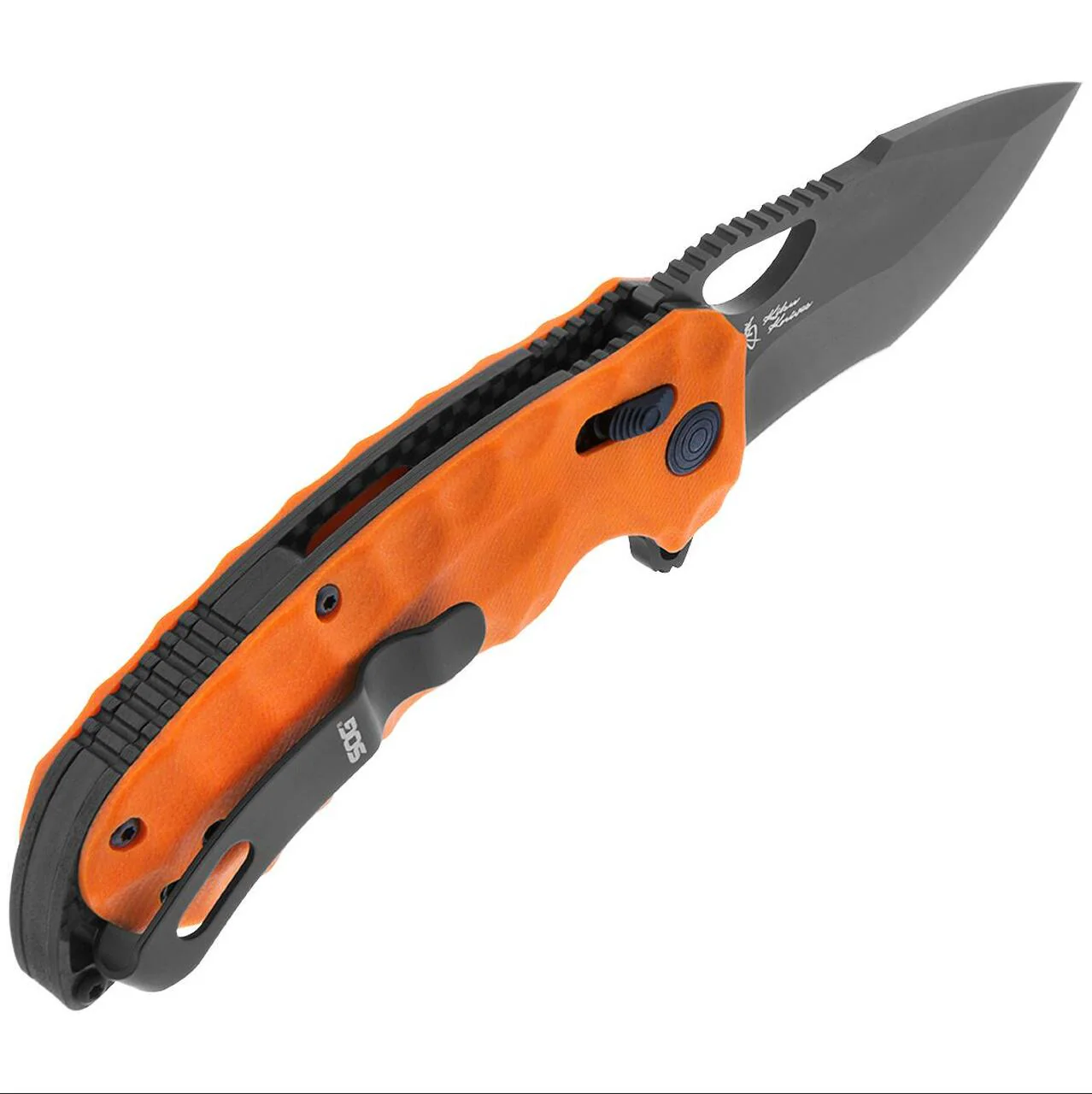 Kiku XR LTE - Blaze Orange G10 + Carbon - Image 7
