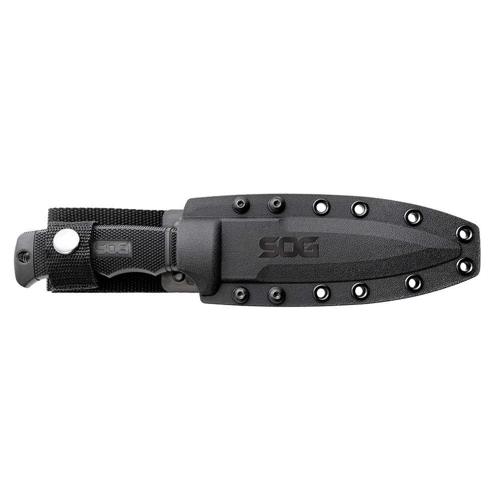 SEAL Pup Elite - Kydex Sheath - Black, Partially Serrated - Image 4