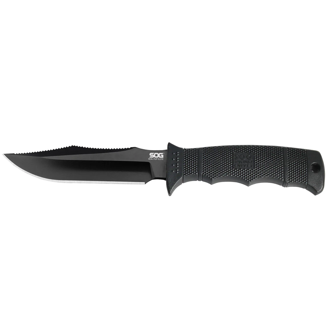 SEAL Pup Elite - Nylon Sheath - Black, Straight Edge - Image 3