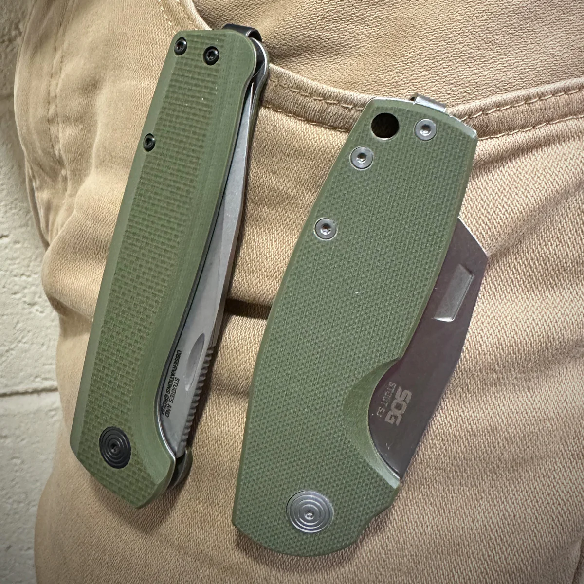 Slip Joint Bundle - ODG + Stonewash - Image 3