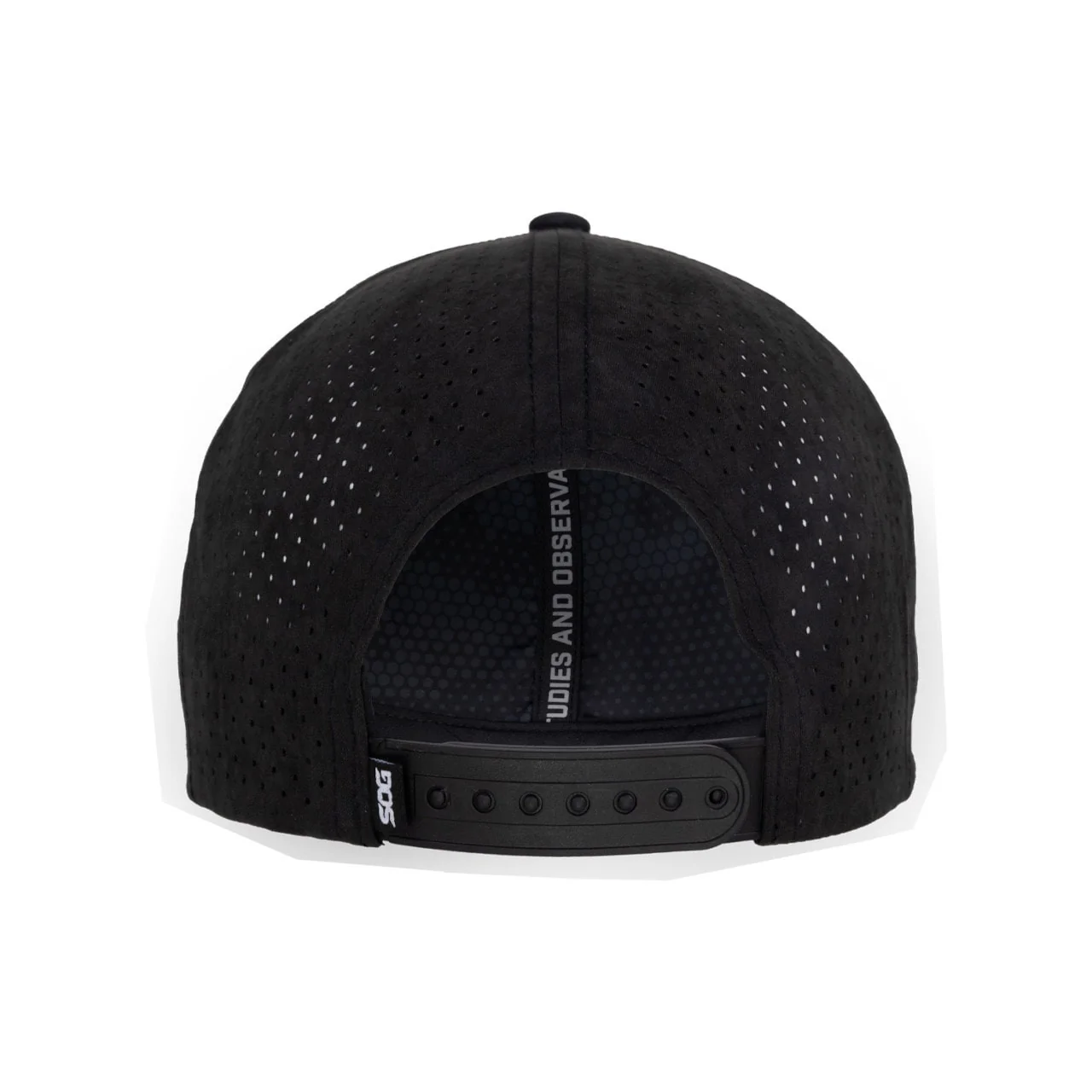 Elite Performance Snapback Hat - Black - Image 3