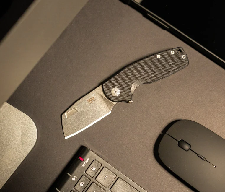 Stout FLK Cleaver - Black and Stonewash - Image 9