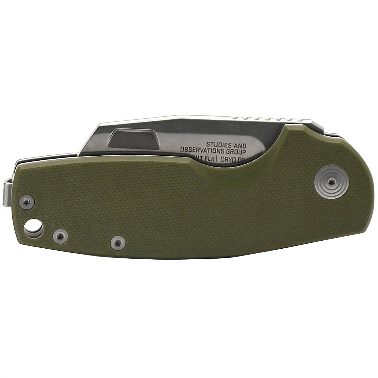Stout FLK Cleaver - Olive Drab and Stonewash - Image 4