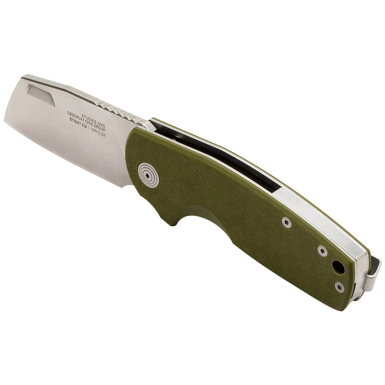 Stout FLK Cleaver - Olive Drab and Stonewash - Image 6